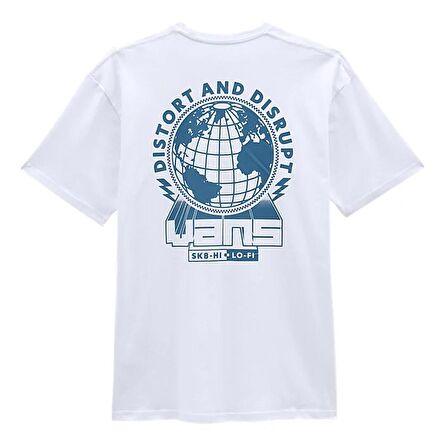 Vans Distort and Disrupt Ss Tee Beyaz T-Shirt