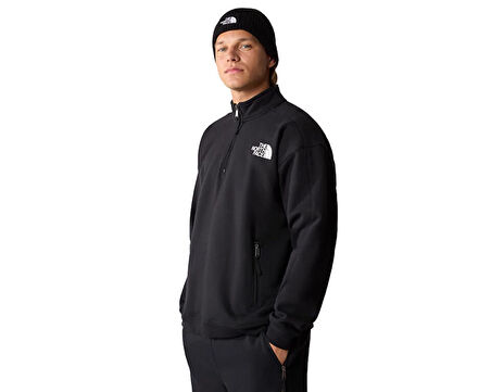 The North Face M Heavyweight 1/4 Zip Erkek Outdoor Sweatshirts NF0A84GMOGC1 Siyah