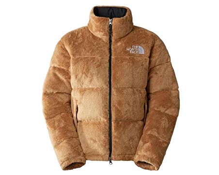 The North Face W Versa Velour Nuptse Kadın Outdoor Montu (600 Dolgu Kaz Tüyü) NF0A84F9I0J1 Kahverengi