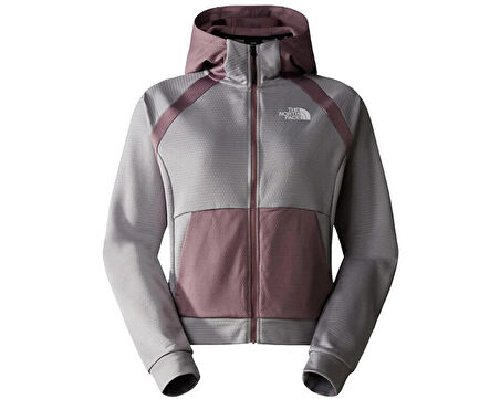 W Ma Full Zip Fleece Kadın Outdoor Ceketi NF0A856COUL1 Gri