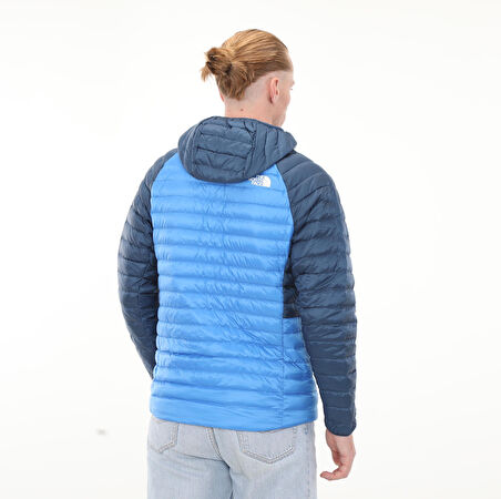 F0A7Z8FOFX1-R The North Face M Bettaforca Lt Down Hoodıe Erkek Mont Mavi