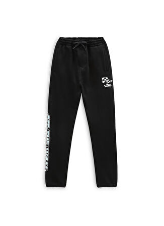 Vans Düz Paça Siyah Erkek Eşofman Altı VN0008BNBLK1 HOLE SHOT FLEECE PANT