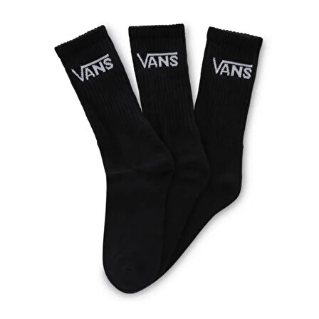 Vans CLASSIC CREW Erkek Siyah Çorap