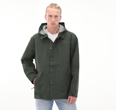 0008J7BZ01-R Vans Sanderson Mte 2 Jacket Erkek Yağmurluk-R&amp;uuml;zgarlık Yeşil