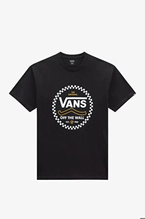 Vans Round Off Erkek Siyah T-Shirt VN000FJSBLK1