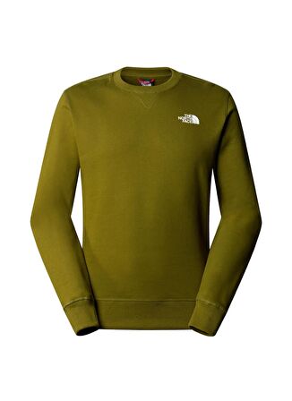 The North Face Yeşil Erkek Bisiklet Yaka Sweatshirt NF0A7X1IPIB1_M SIMPLE DOME CREW