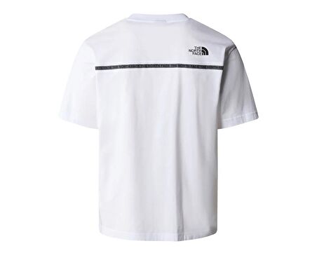 The North Face M S/S Zumu Relaxed Tee Erkek Günlük Tişört NF0A87DDFN41 Beyaz