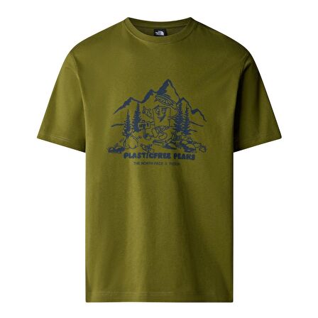 M NATURE S/S TEE Erkek T-Shirt NF0A87DXPIB1