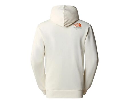 The North Face M Graphic Hoodie 3 Erkek Günlük Sweatshirt NF0A87ETQLI1 Krem