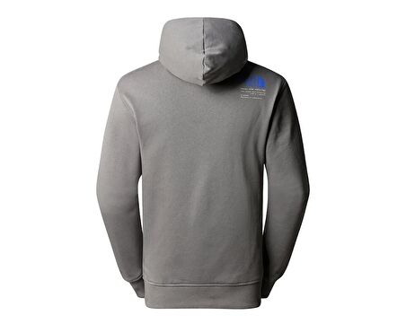 The North Face M Graphic Hoodie 3 Erkek Günlük Sweatshirt NF0A87ET0UZ1 Gri