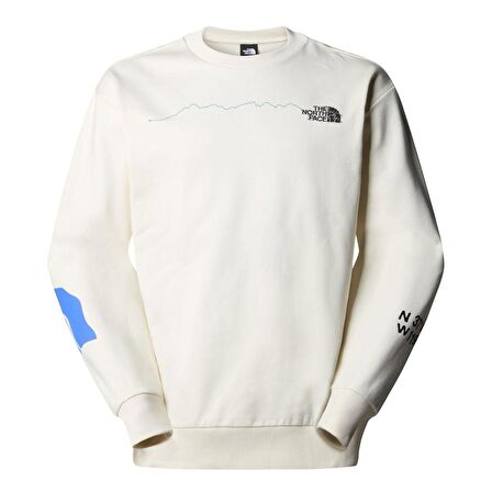 The North Face U NSE GRAPHIC CREW Erkek Sweat Shirt NF0A87F4QLI1