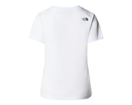 W S/S Easy Tee Kadın Günlük Tişört NF0A87N6FN41 Beyaz