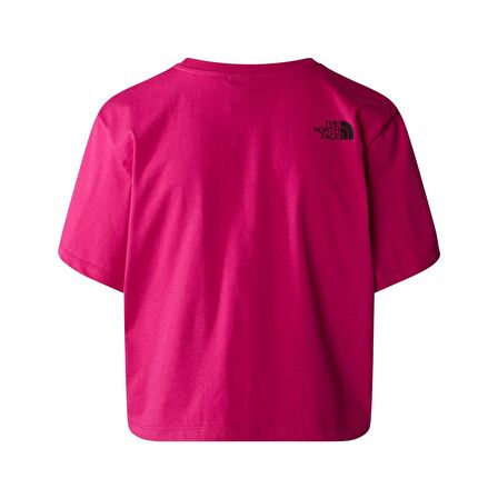 W S/S CROPPED EASY TEE Bayan T-Shirt NF0A87NAPYI1