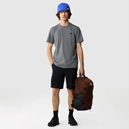 M S/S SIMPLE DOME TEE GREY