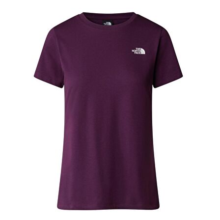 W S/S SIMPLE DOME SLIM TEE Bayan T-Shirt NF0A87NHV6V1