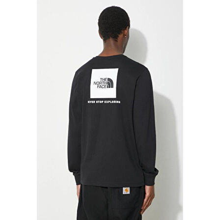 The North Face Erkek L/S BOX NSE T-SHİRT NF0A87NNJK31