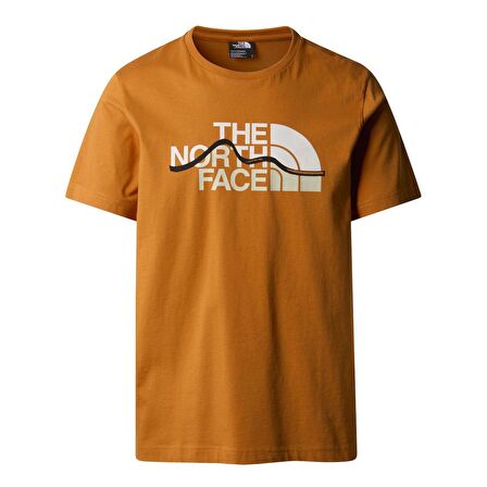 M S/S MOUNTAIN LINE TEE Erkek T-Shirt NF0A87NTPCO1