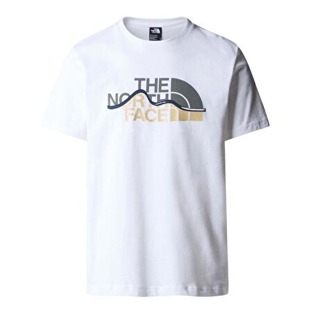 M S/S MOUNTAIN LINE TEE Erkek T-Shirt NF0A87NTFN41