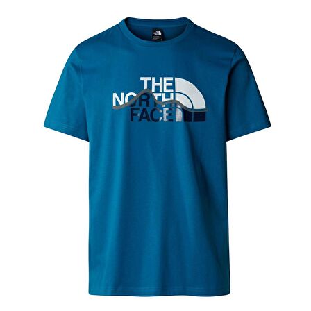 M S/S MOUNTAIN LINE TEE Erkek T-Shirt NF0A87NTRBI1
