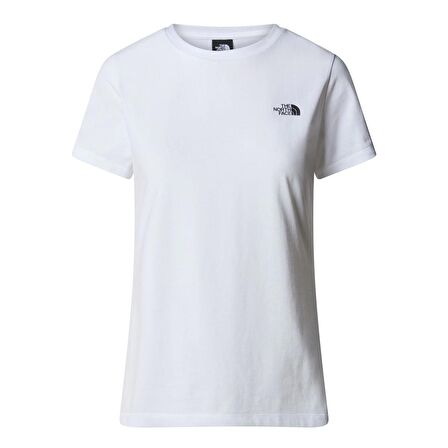 W S/S SIMPLE DOME SLIM TEE Bayan T-Shirt NF0A87NHFN41