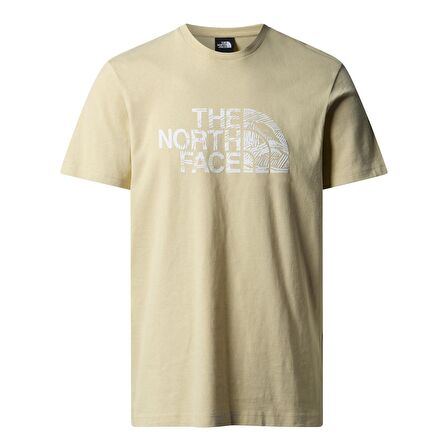 M S/S WOODCUT DOME TEE Erkek T-Shirt NF0A87NX3X41
