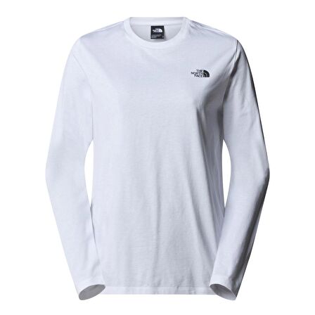 W L/S SIMPLE DOME TEE Erkek Shirt NF0A87QPFN41