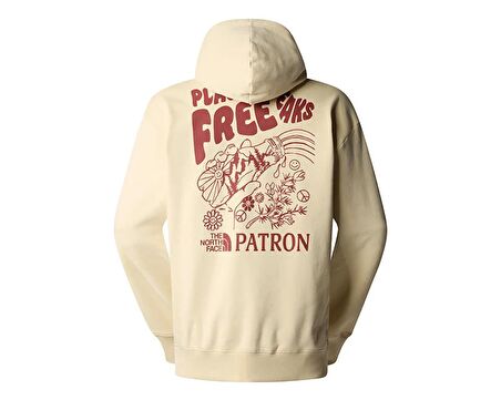 M Nature Hoodie Erkek Günlük Sweatshirt NF0A87DV3X41 Krem