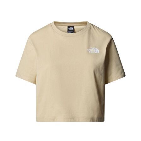 W SIMPLE DOME CROPPED SLIM TEE Bayan T-Shirt NF0A87U43X41