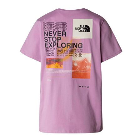 W FOUNDATION MOUNTAIN GRAPHIC TEE Bayan T-Shirt NF0A882VPO21