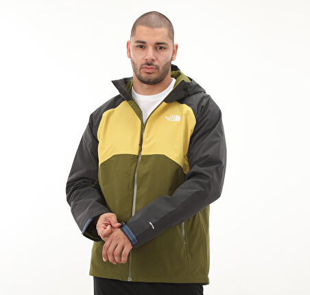 F00CMH9W1I1-R The North Face M Stratos Jacket - Eu Erkek Yağmurluk-R&amp;uuml;zgarlık Antrasit