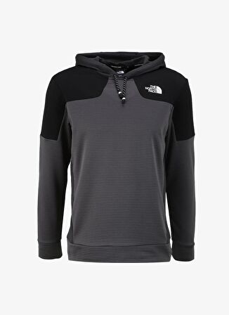 The North Face Gri Erkek Kapüşon Yaka Normal Kalıp Sweatshirt NF0A87J3XIU1_PULL ON FLEECE HOODIE