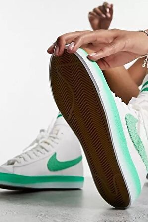 Nike Blazer Mid 77 Kadın Yazlık Kanvas Beyaz Sneaker Ayakkabı