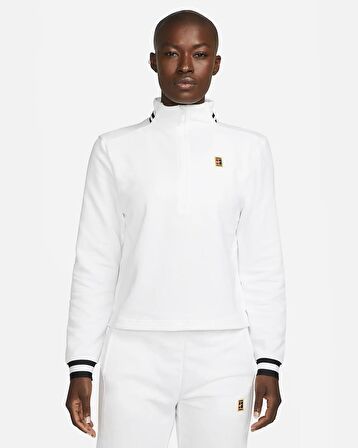 NikeCourt Dri-FIT Heritage Fransız Havlu Kadın Tenis Üstü