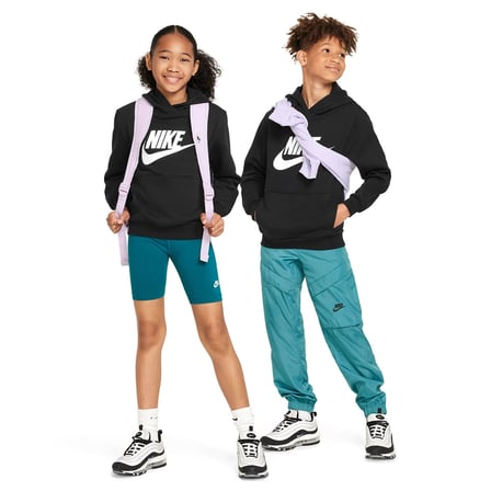 Nike Club Çocuk Siyah Günlük Stil Sweatshirt FD2988-010
