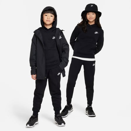 Nike Sportswear Club Çocuk Siyah Günlük Stil Sweatshirt FD3000-010