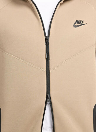 Nike Kahve Erkek Sweatshirt FB7921-247 M NK TCH FLC FZ WR HOODI