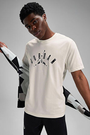 Nike Jordan Flight Mvp Erkek Kırık Beyaz Spor Tişört