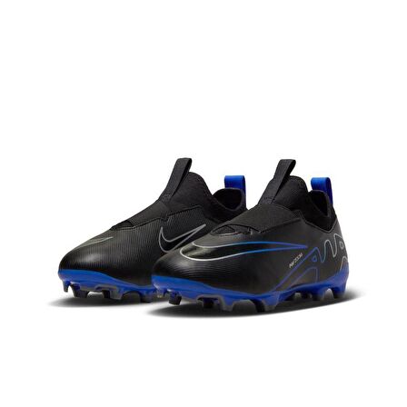 Nike JR ZOOM VAPOR 15 ACADEMY FG/MG SİYAH Çocuk Krampon