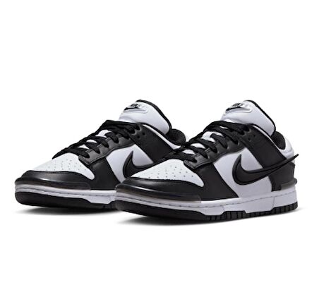 NIKE W DUNK LOW TWIST KADIN SPOR AYAKKABI BEYAZ-SİYAH DZ2794001 B-82