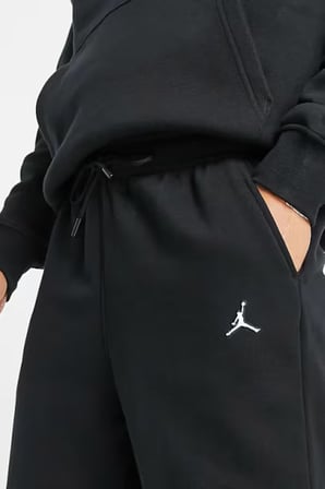 Nike Jordan Essentials Fleece Standart Fit Kesim Siyah Erkek Eşofman Altı