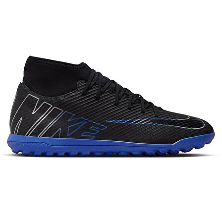 Nike SUPERFLY 9 CLUB TF SİYAH Erkek Halı Saha Ayakkabısı