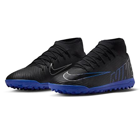 Nike SUPERFLY 9 CLUB TF SİYAH Erkek Halı Saha Ayakkabısı