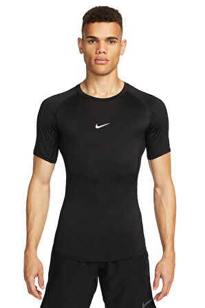 Nike Pro Dri-Fit Tight Fitness Training FB7932-010 Siyah Erkek Tişört