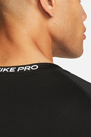 Nike Pro Dri-Fit Tight Fitness Training FB7932-010 Siyah Erkek Tişört