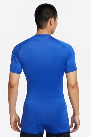 Nike Pro Dri-Fit Sıkı Kesim Erkek Mavi Spor Tişört