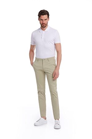 Yeşil Dinamik Fit Kanvas Pantolon | 33