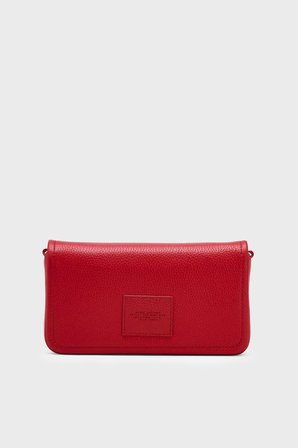 Marc Jacobs The Mini Hakiki Deri Logolu Çıkarılabilir Askılı Kadın Çanta ÇANTA 2S4SMN080S02 617 KIRMIZI