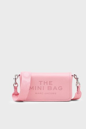 Marc Jacobs The Mini Hakiki Deri Logolu Çıkarılabilir Askılı Kadın Çanta ÇANTA 2S4SMN080S02 669 PEMBE
