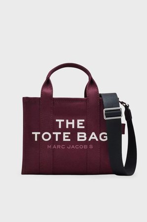 Marc Jacobs Logolu Çıkarılabilir Askılı Deri Tote Kadın Çanta ÇANTA M0016493 510 MÜRDÜM