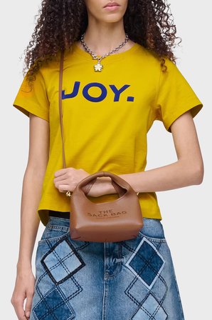 Marc Jacobs Logolu Çıkarılabilir Askılı Deri Çanta Kadın ÇANTA 2F5SMN019S01 212 TABA